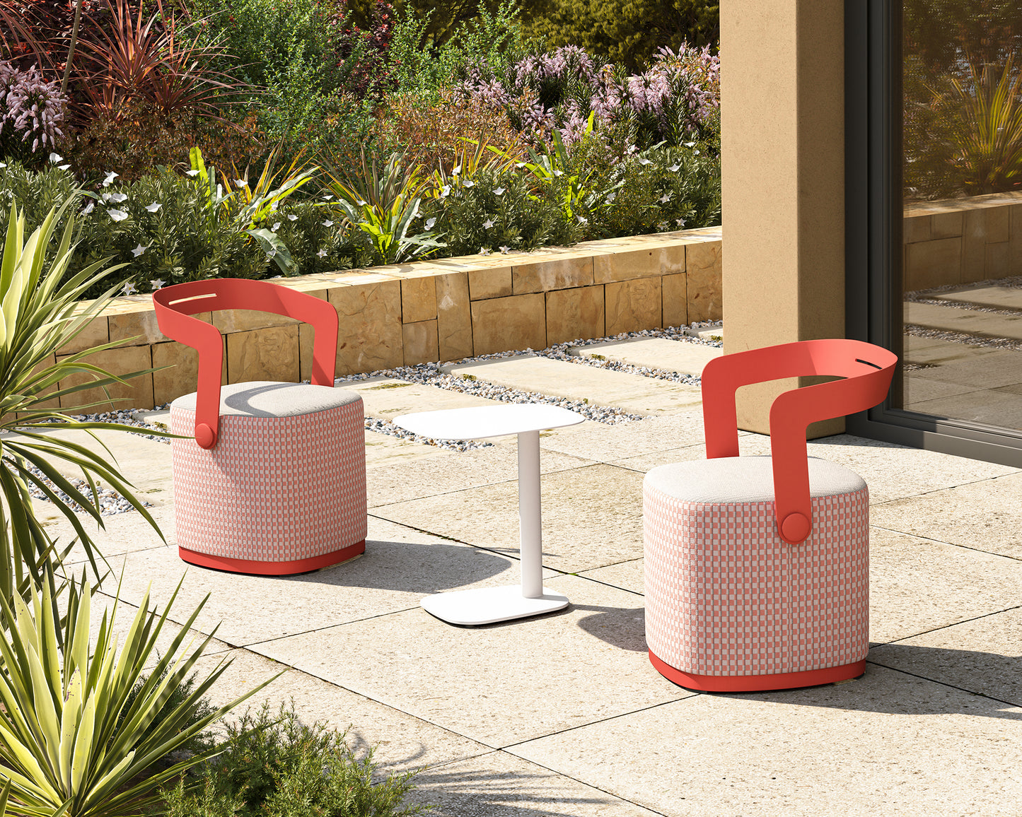 BRIENZ Dining chair - red