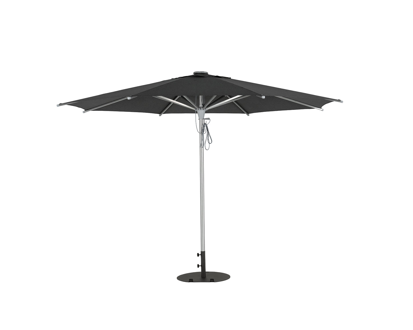 PARIS Parasol zonder voet - donkergrijs - 3,5 m