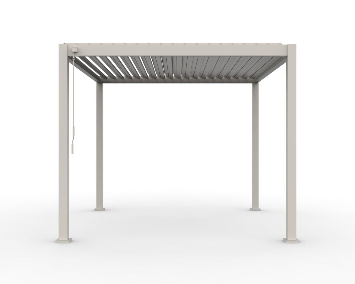 INFINITE Bioklimatische pergola - crème - 3x3 m