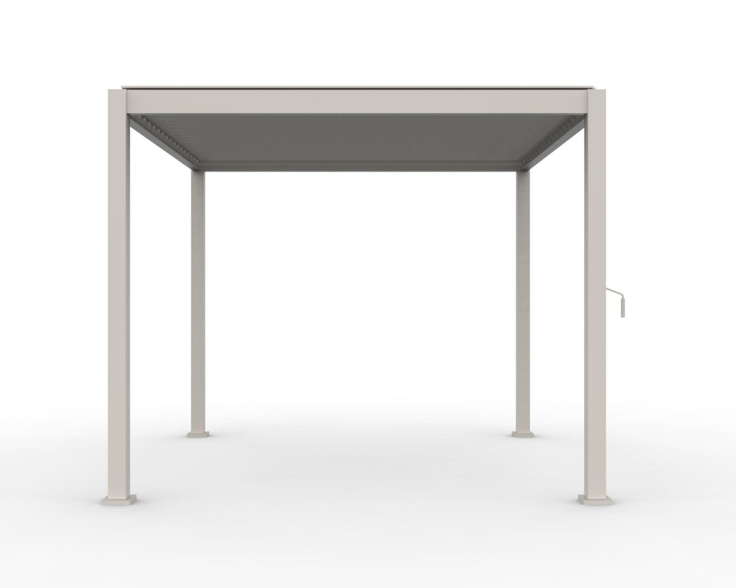 INFINITE Bioklimatische pergola - crème - 3x3 m