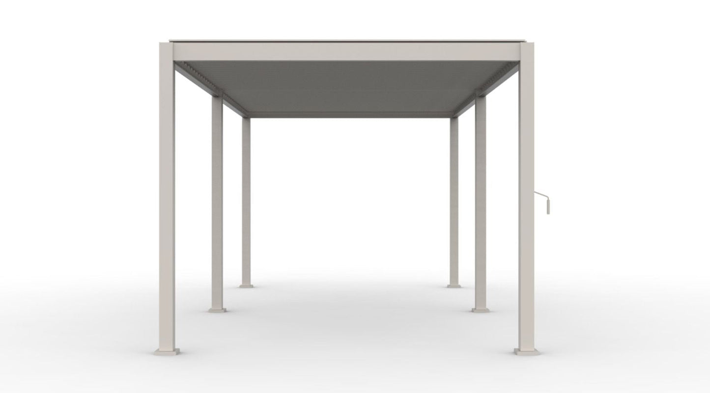 INFINITE Bioklimatische pergola - crème - 3x6 m