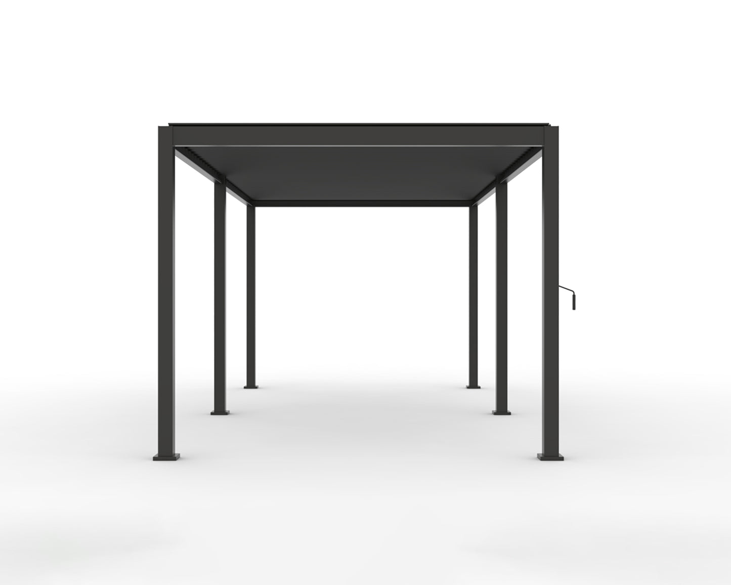 INFINITE Bioklimatische pergola - donkergrijs - 3x6 m