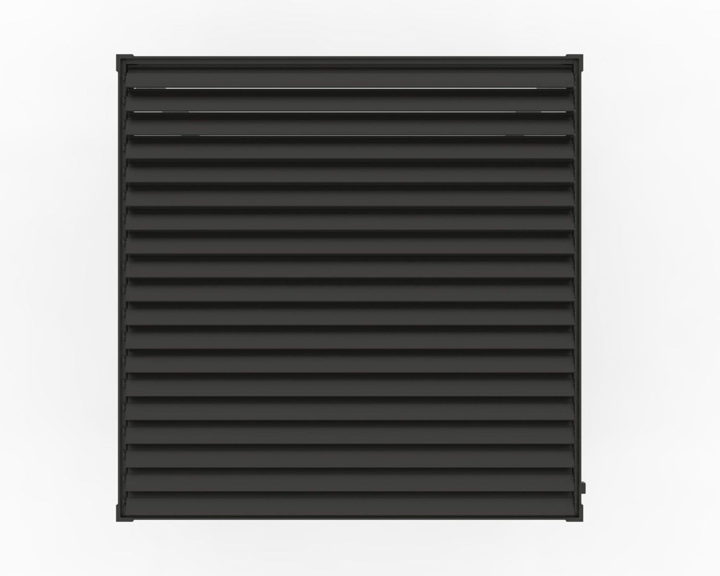 Pergola bioclimatique INFINITE - gris foncé - 3x3 m