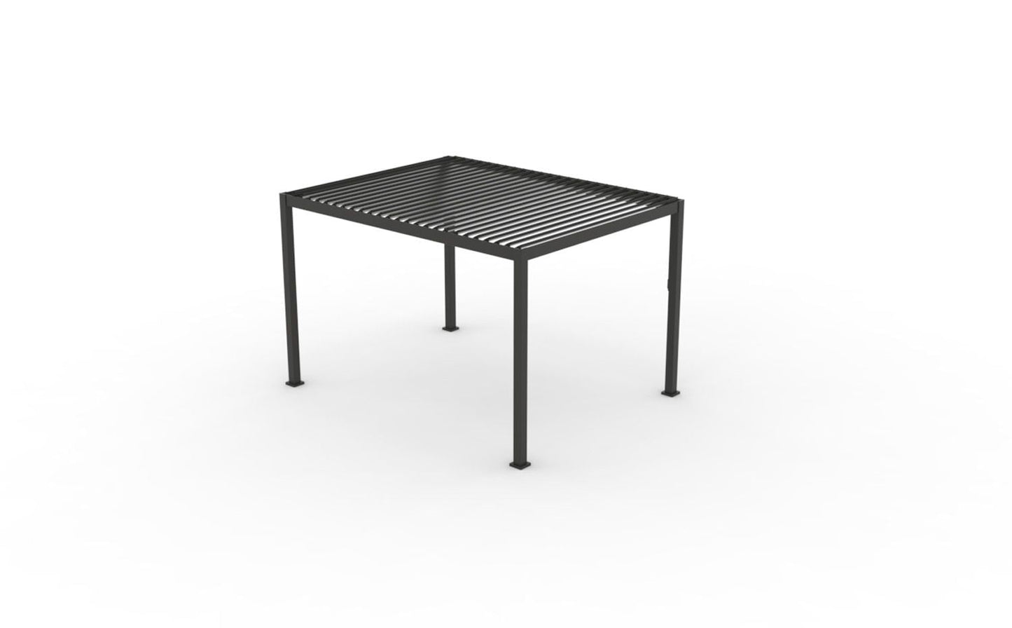 INFINITE Bioklimatische pergola - donkergrijs - 3x4 m