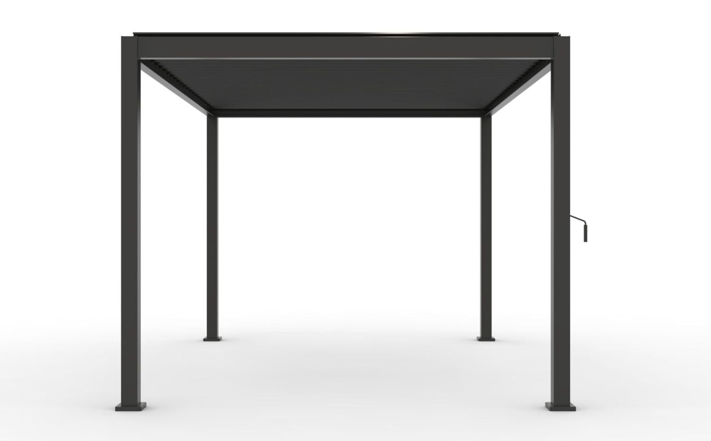 INFINITE Bioklimatische pergola - donkergrijs - 3x4 m