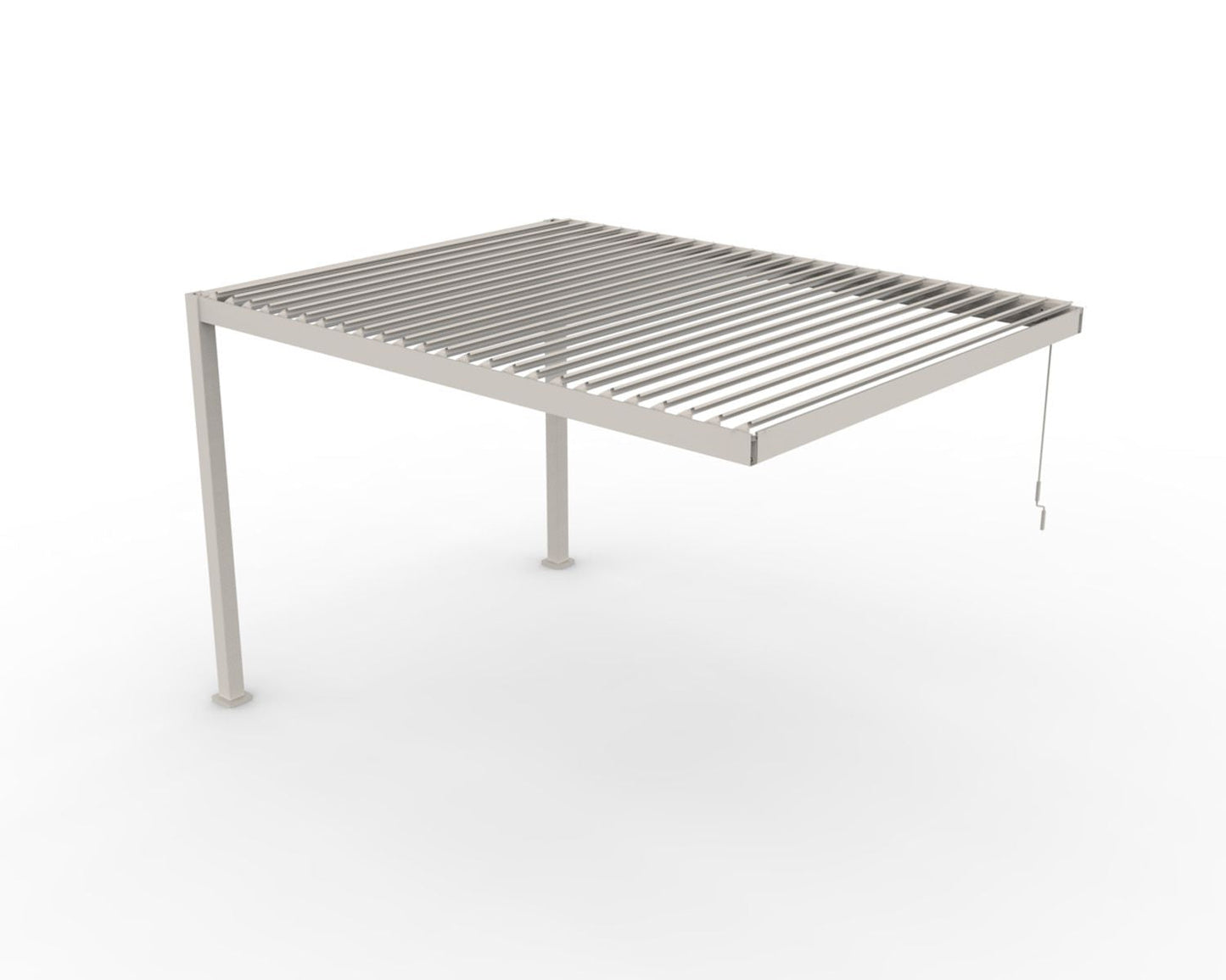 INFINITE Bioklimatische extensie 3x4 m voor pergola - crème