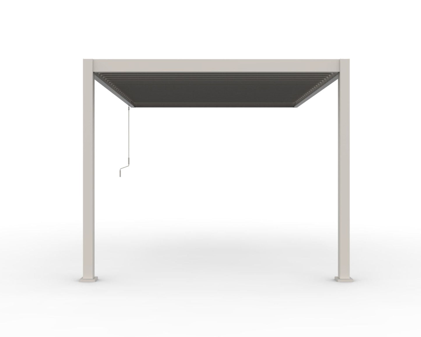 INFINITE Bioklimatische extensie 3x4 m voor pergola - crème