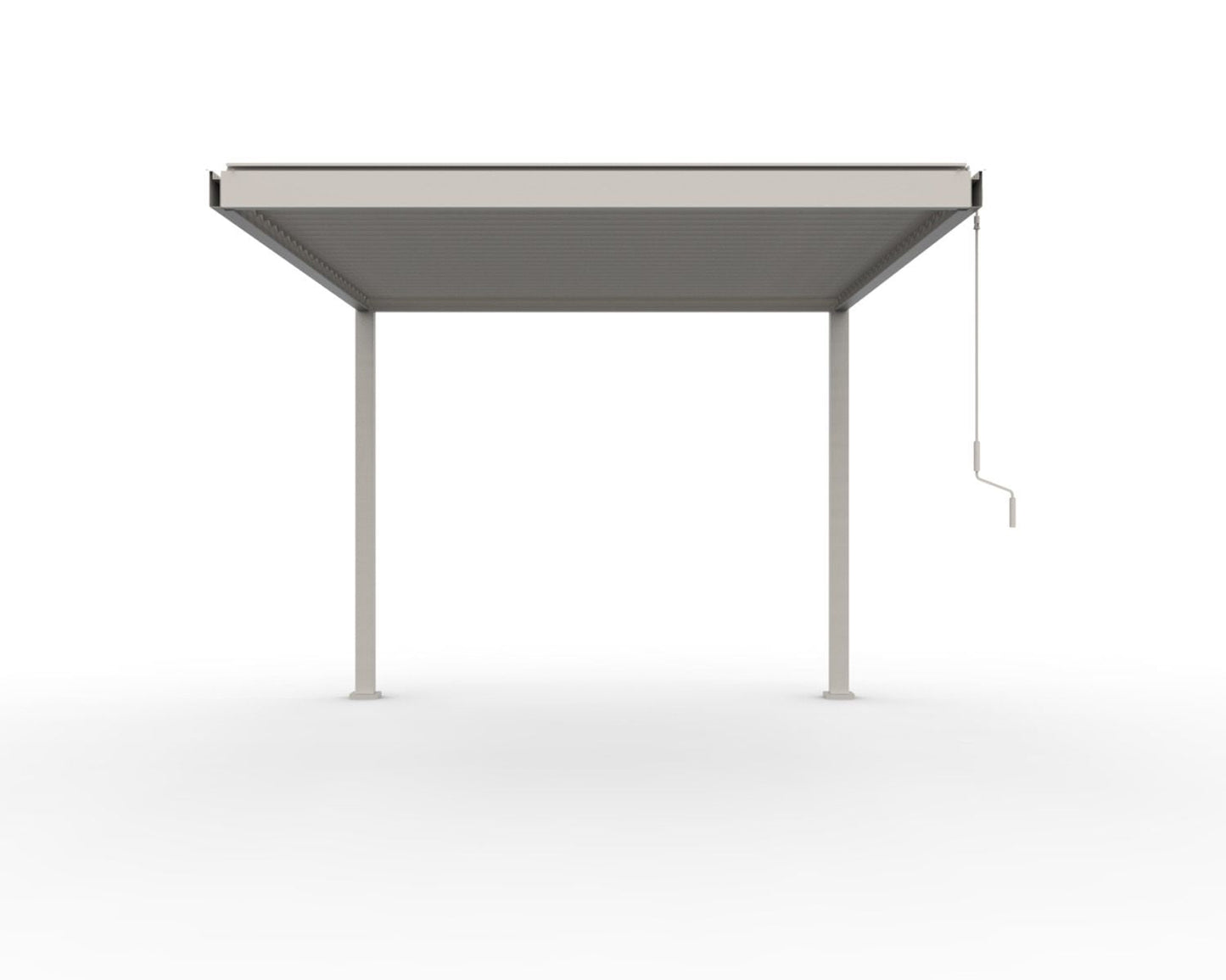 INFINITE Bioklimatische extensie 3x4 m voor pergola - crème