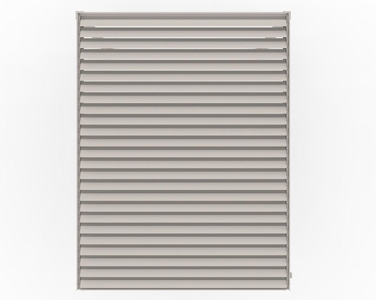 INFINITE Bioklimatische extensie 3x4 m voor pergola - crème