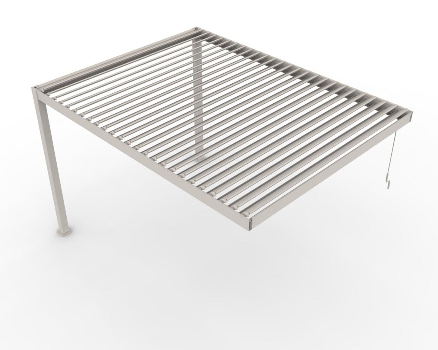INFINITE Bioklimatische extensie 3x4 m voor pergola - crème