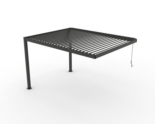 INFINITE Bioclimatic extension 3x4 m for pergola - dark grey